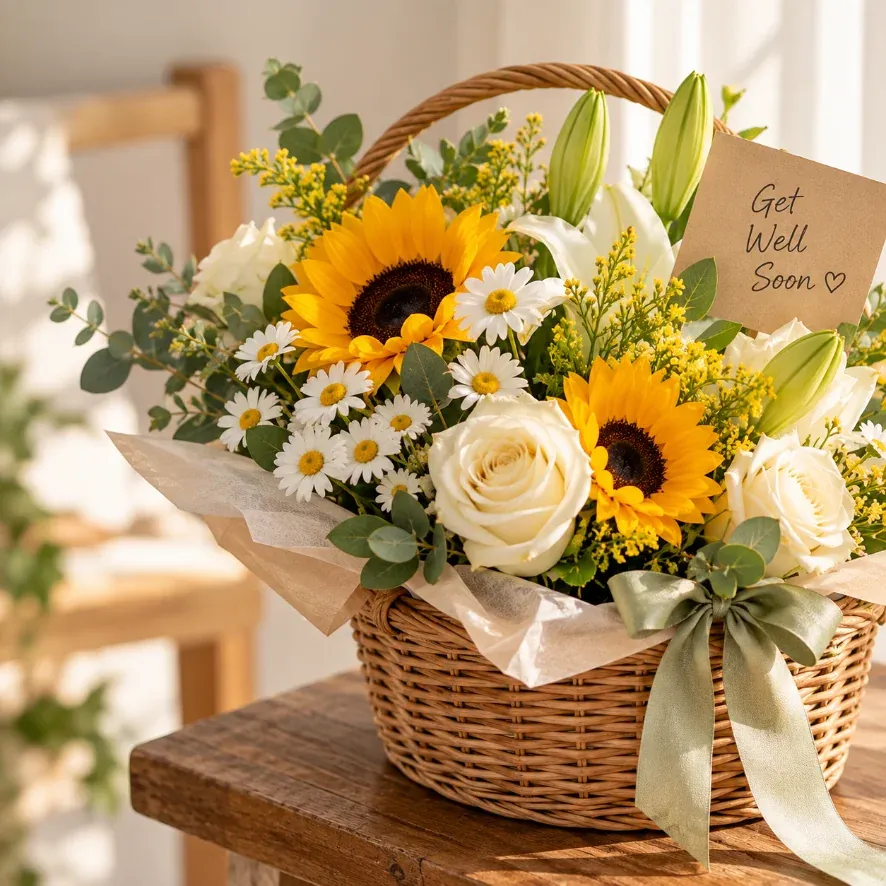 Get Well Soon flowers delivered in Cape Town