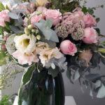 Rose vase flower arrangement Cape Town